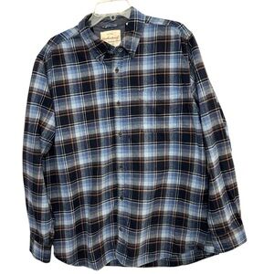 Weatherproof Vintage Men’s Flannel Button Down Shirt Large